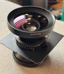 Nikon Nikkor-SW 90mm f/4.5 Large Format Lens, Copal 0 Shutter - Picture 1 of 5