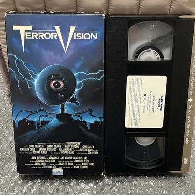 Terrorvision VHS Lightning Video 1986 Terror Vision Cult Horror Sci-Fi Rare HTF - Image 1 of 4