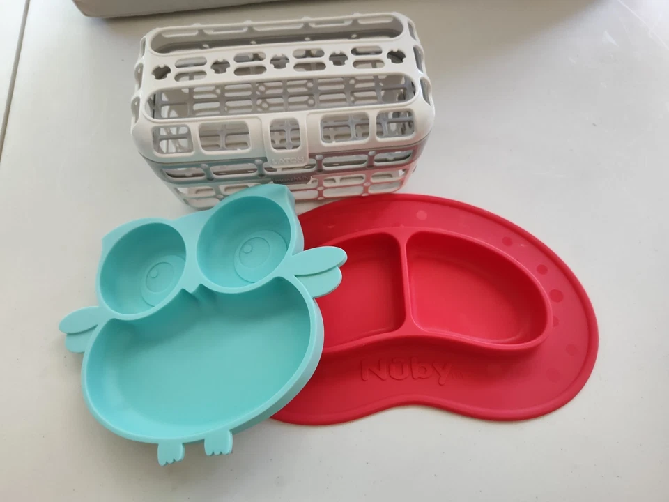 Lavadora de platos y tapa de biberón para bebé de 3 piezas Foto 1 de 4
