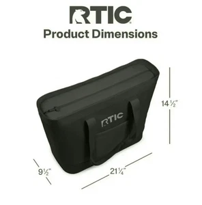 RTIC Everyday Insulated Tote Bag 35L Cooler Leak-Free Fits 58 Cans Black NEW - Picture 1 of 4