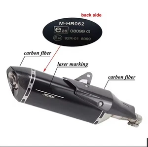 TERMINALE DI SCARICO CON LOGO CARBONIO HONDA X-ADV 750 2017-2023 - Imagen 1 de 2