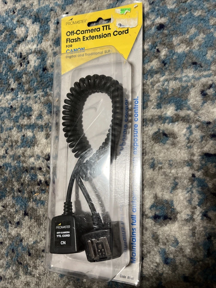 Promaster Off-camera Flash Extension Cord Compatible W/ Canon Digital & SLR NIB - Image 1 of 4