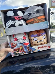 Rare Marvel (MCU) Cuutopia 5" Plush Toy 4 Pieces Rocket SpiderHam Venom MODOK - Picture 1 of 5