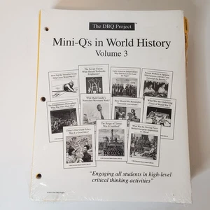 The DBQ Project: Mini-Qs In World History Volume 3 2013 Educational Study  - Bild 1 von 11