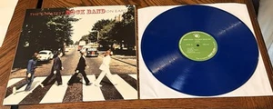 The Beatles Abbey Road The Rock Band Mix Blue Vinyl Record Rare - Foto 1 di 6