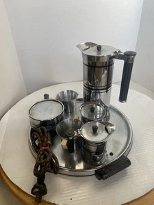 Vintage Art Deco Sunbeam Coffee Carafe Set with Sugar & Creamer Model 14 - Bild 1 von 19