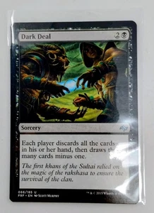 MTG Dark Deal – Fate Reforged 066/185 Uncommon Black Sorcery Magic The Gathering - Picture 1 of 2