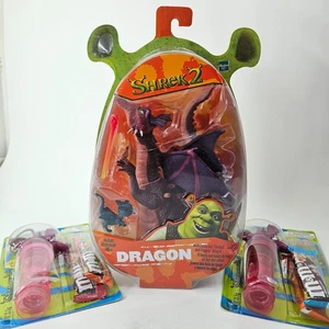 Shrek 2 Dragon Actionfigur Hasbro NEU Movie DreamWorks Bonus M&M Spender! - Bild 1 von 3