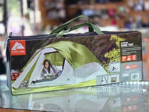 Ozark Trail 4 Person Outdoor Camping Dome Tent Clip & Camp Fast Tent Set Up - Picture 1 of 4