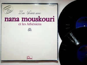 Nana Mouskouri Une Soiree Avec Les Atheniens 2 LP Set Fontana Live Olympia Paris - Picture 1 of 4