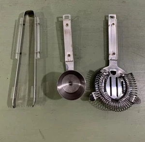 Vintage Bar Set Mid Century Modern Lucite  - Picture 1 of 11