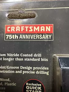 craftsman 75th anniversary edition Drill Bits - Picture 1 of 5