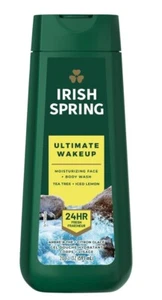 Irish Spring Ultimate Wakeup Face & Body Wash, Tea Tree Oil + Iced Lemon, 20 Oz - Picture 1 of 1
