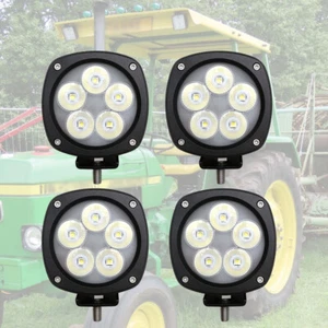 4 pezzi Luci di inondazione LED cabina per John Deere 1100 2000 40 50 5005 5010 5015 serie - Foto 1 di 6