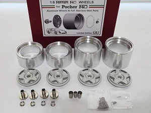 1/8 FERRARI F40 SPEEDLINE ALUMINUM WHEELS RIMS for POCHER F40 - Picture 1 of 6