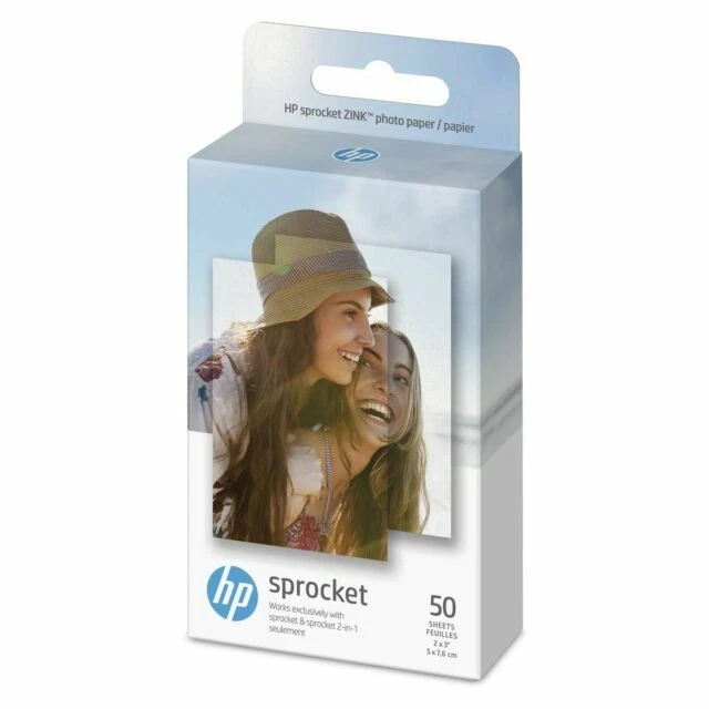 HP Sprocket 2 x 3 in Photo Paper - 50 Sheets