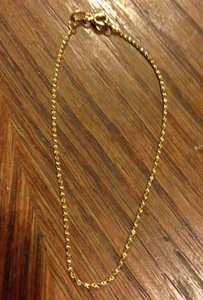 14K GOLD BRACELET 7"LONG ITALY Very Delicate - Picture 1 of 4