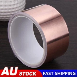 Copper Foil Tape Heat-resisting Metal Copper Foil Tape for Guitar EMI Shielding - Picture 1 of 9