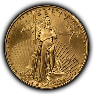 1992 G$25 1/2 oz Gold American Eagle - Low Mintage Key Date - SKU-G5277 - Picture 1 of 4