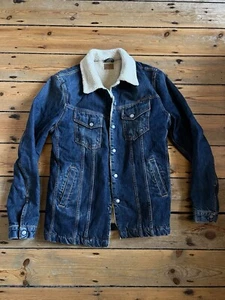 Nudie Jeans ‘Lenny’ Sherpa Trucker Jacket, Medium - Picture 1 of 3