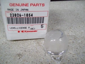 NOS OEM Kawasaki License Plate Lamp Lens 194-2000 ZX750-P5 ZG1200-B13 23026-1054 - Picture 1 of 4