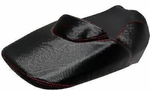 Kunstleder Meterimitat Stoff Kunstleder Slip Universal für Autositz Schwarz Motorrad - Bild 1 von 6