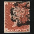 SG8 (BS16) 1d Red Imperf Plate 27 - LE - 4 Margin - Fine