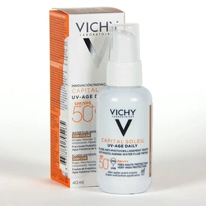 Vichy Capital Soleil UV - AGE DAILY TINTED. Anti Photo Ageing Water Fluid 40ml - Picture 1 of 1