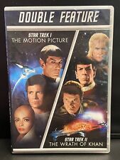 Star Trek : The Movie / Star Trek II : DOUBLE Feature DVD 2 Discs - Tested
