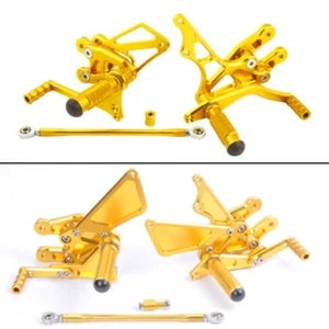 KA Nuevo Reposapiés Pedales Aluminio Motocicleta Para Suzuki GSXR 1000 07-08 2007 2008 - Imagen 1 de 5