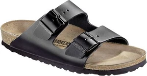 Birkenstock Sandale Arizona Glattleder schwarz Gr. 49 normale (breite) Passform - Bild 1 von 1