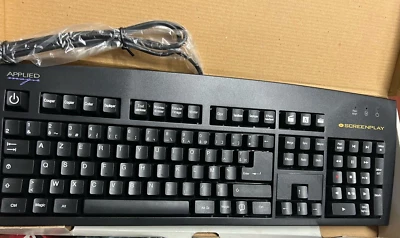 NEW French European AZERTY Keyboard For MAC OR PC USB Foreign Ps/2 or Usb Black - Image 1 of 2