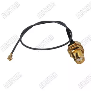 100x IPX/u.fl to SMA Female 15cm 1.13mm Pigtail Cable for Wireless PCI Wifi Card - Picture 1 of 3