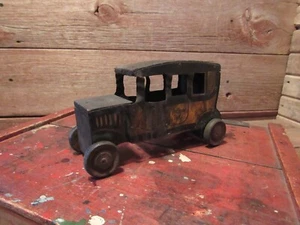 VINTAGE RARE TAXI CAB TIN & WOOD - ALL ORIGINAL!  - Picture 1 of 10
