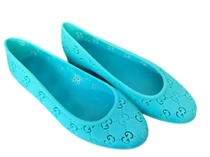 Gucci ballerine Preloved taglia 37 gomma gomma estate primavera scarpe basse - Foto 1 di 8