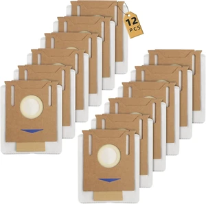 12 Pack Vacuum Dust Bags Compatible with Yeedi K781+ Vac Station Disposable Bag - Picture 1 of 12