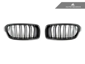 AUTOTECKNIC DUAL-SLATS CARBON FIBER FRONT GRILLE - BMW F30 328I 330I 335I 340I - Bild 1 von 1