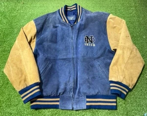 Vintage Notre Dame Fighting Irish Letterman Varsity Jacket Men’s Medium Pro Edge - Picture 1 of 9