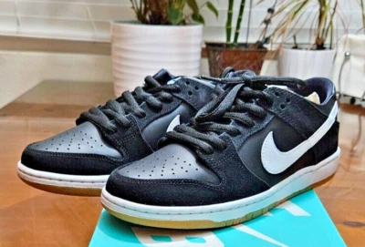 Мужские Nike SB Zoom Dunk Low Pro - черные/жевательные светло-коричнево-белые - Изображение 1 из 4