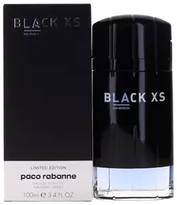 Black XS Limited Edition By Paco Rabanne For Men EDT Cologne Spray 3.4oz New - Picture 1 of 1