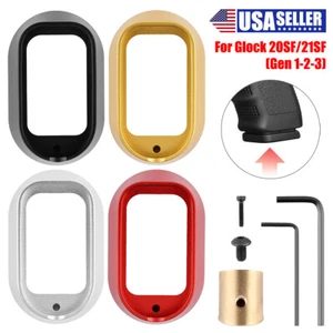 NEW Magwell Flared Aluminum Magwell Fits Glock Models 20SF and 21SF (Gen 1-2-3) - Picture 1 of 15