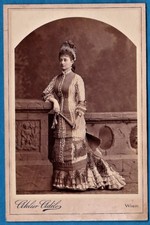cabinet card photo foto countess Festetics von Tolna Rudolf mother Austria 1872