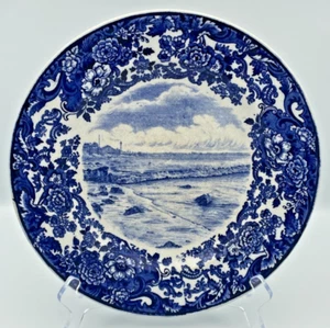 Placa vintage Wedgwood 10-3/8" The Bore, Petitcodiac River, Moncton, N. B. - Imagen 1 de 5