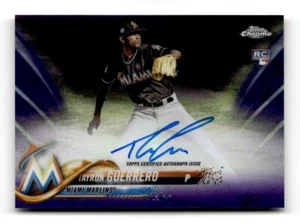 2018 Topps Chrome Purple Refractor /250 #RA-TG Tayron Guerrero Auto (RC) TS1 - Picture 1 of 2