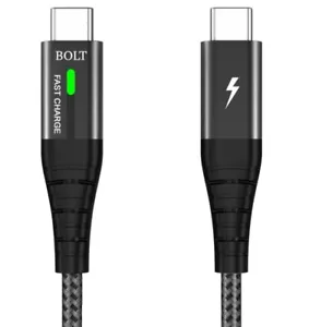 🔥100W Fast Charger Iphone Cable USB-C Charging Cable Type-C AndroidChargerCable - Picture 1 of 12