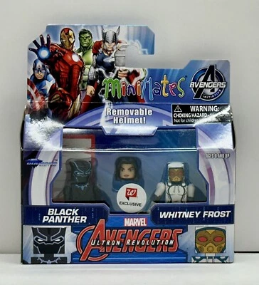 Marvel Avengers Ultron Revolution Minimates Black Panther & Whitney Frost - Difícil de encontrar Foto 1 de 3