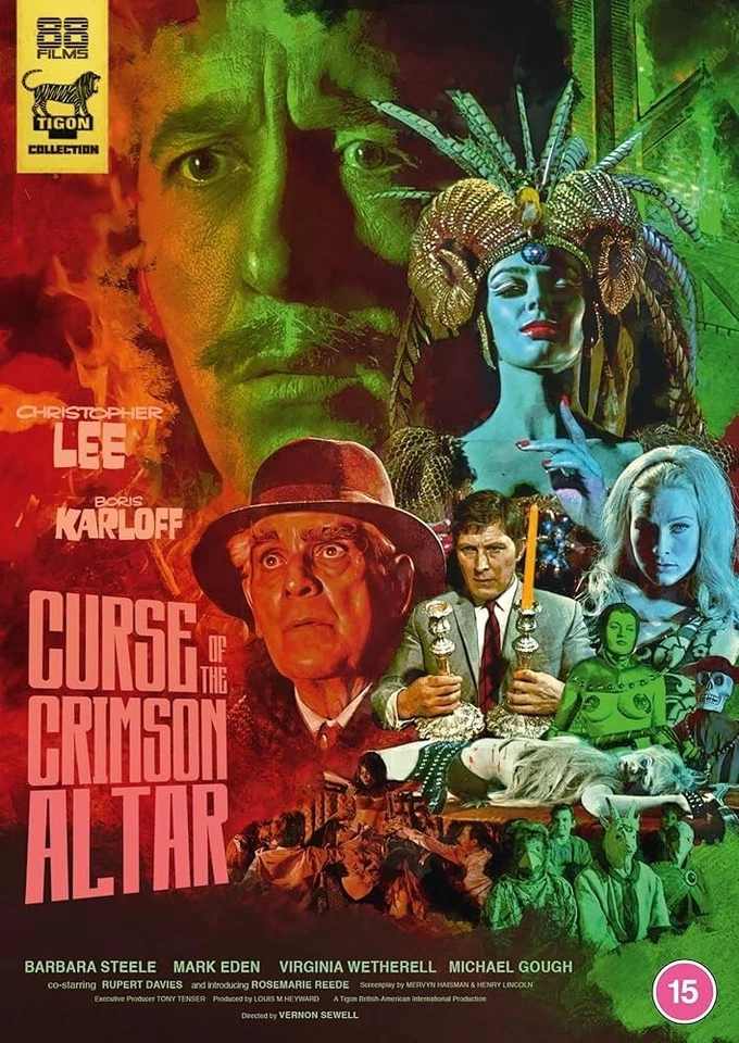 Christopher Lee Horror DVD - The Curse of the Crimson Altar - Classic Horror Fil - Image 1 of 1
