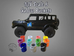 5 Gallon Bucket for Traxxas TRX-4M or Scale Garage (1/18 Scale) - Picture 1 of 12