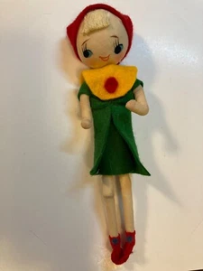 HolidayHedaya Fair Style Stocking Face Doll 1960’s Japan Decoration Only - Bild 1 von 7