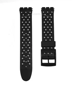 17mm Generic Watch Band Strap Suits 33mm Case Size Swatch & 37.5mm Swatch Irony - Picture 1 of 7